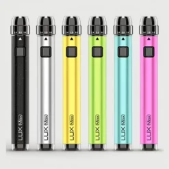 Yocan LUX Max Twist – 5 Baterías de Vapeo 510, 900mAh, Tipo-C
