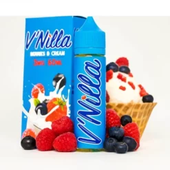 V'Nilla E-Líquido Arándanos y Frambuesas con Crema Dulce