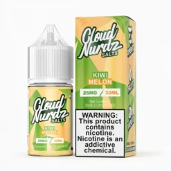 E-líquido Cloud Nurdz Kiwi Melón Refrescante - Sales Nicotina