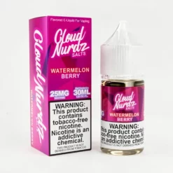 E-líquido Cloud Nurdz Watermelon Berry Nicotine Salt 30ml